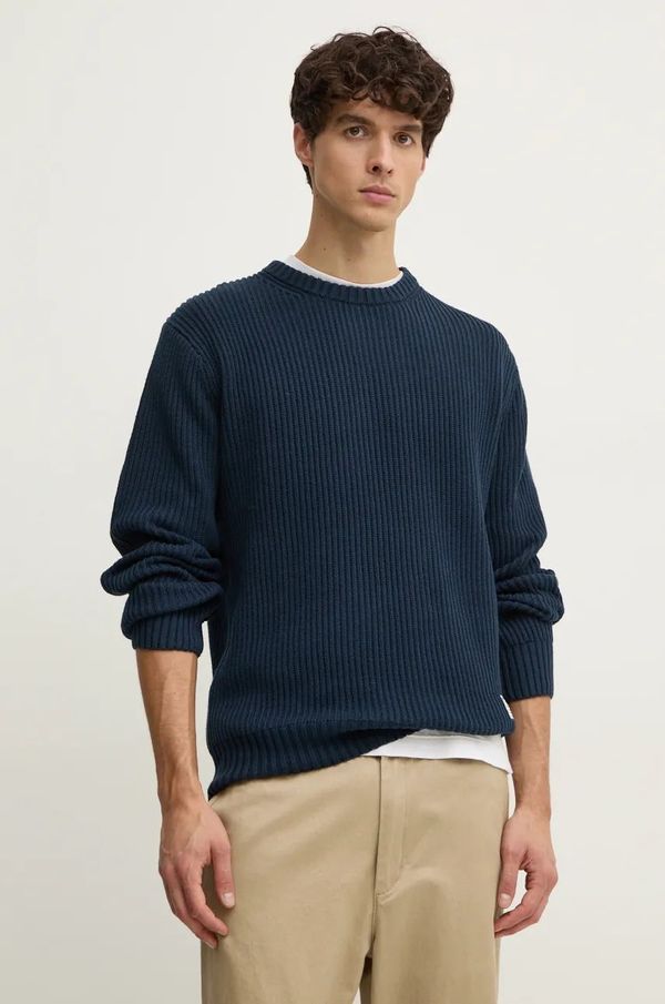 Pepe Jeans Pamučni pulover Pepe Jeans COLIN CREW NECK boja: tamno plava, PM702478