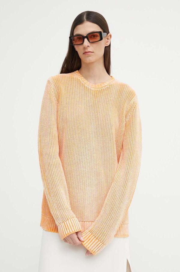 Resume Pamučni pulover Résumé AtlasRS Knit Pullover Unisex boja: narančasta, 20371116