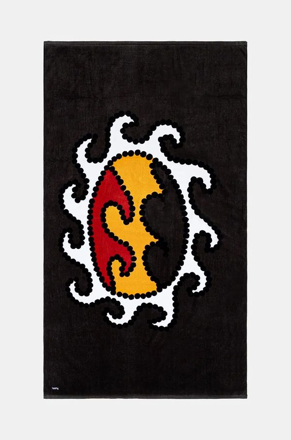 Billabong Pamučni ručnik Billabong Otis Sunny Towel 100 x 180 cm boja: crna, UBYAA00238