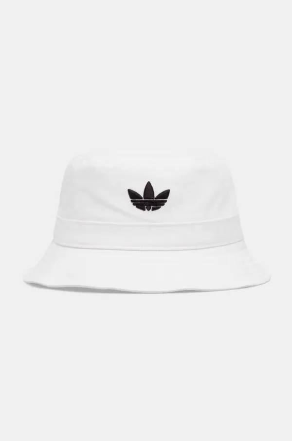 adidas Originals Pamučni šešir adidas Originals Adicolor boja: bijela, pamučni, JC6044