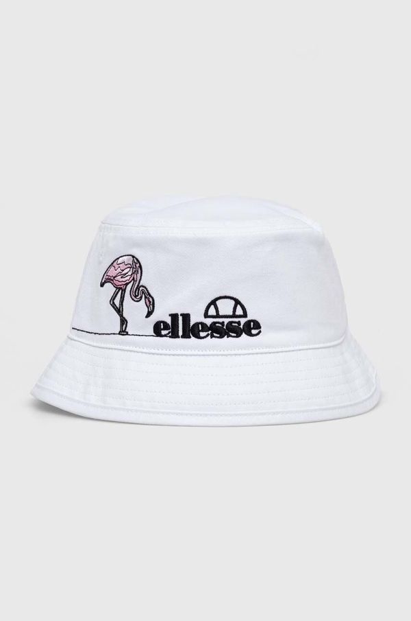 Ellesse Pamučni šešir Ellesse boja: bijela, pamučni