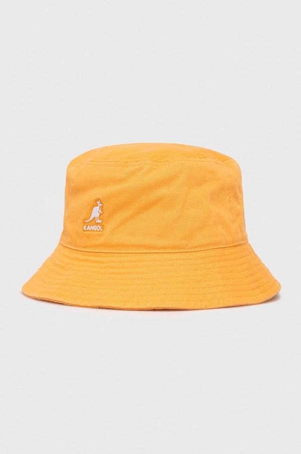 Kangol Pamučni šešir Kangol boja: narančasta, pamučni