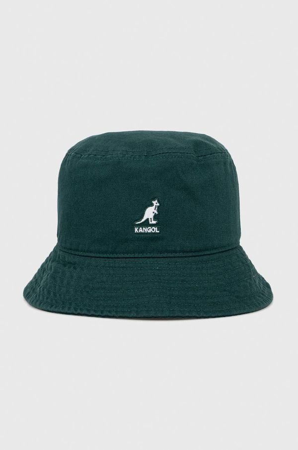Kangol Pamučni šešir Kangol boja: zelena, pamučni
