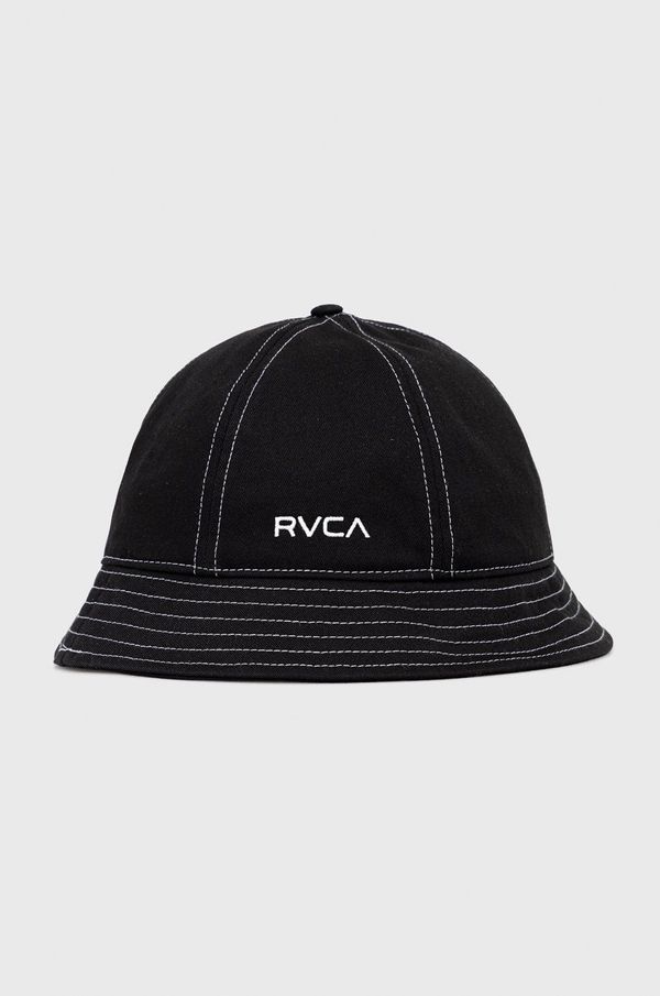 RVCA Pamučni šešir RVCA boja: crna, pamučni