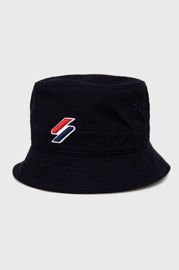 Superdry Pamučni šešir Superdry boja: crvena