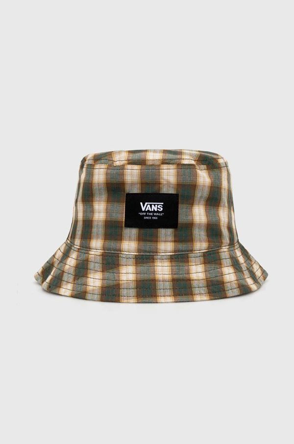 Vans Pamučni šešir Vans boja: zelena, pamučni