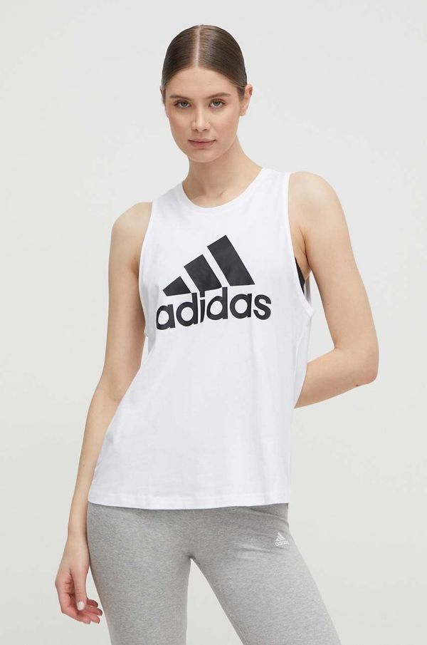 adidas Pamučni top adidas H10199 boja bijela H10199