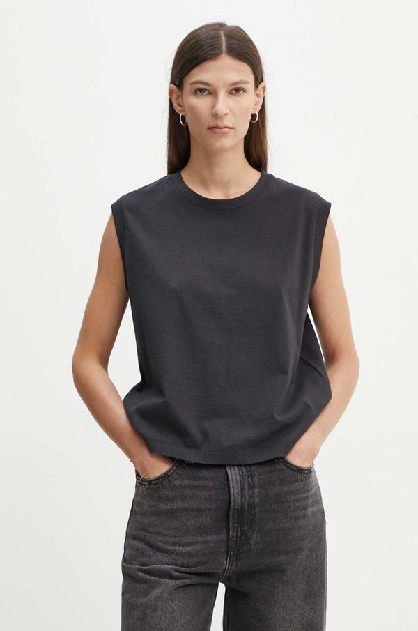 Levi's Pamučni top Levi's boja: crna, A8794