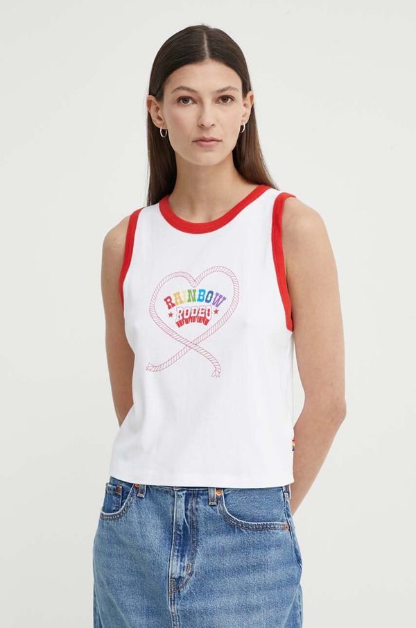 Levi's Pamučni top Levi's Pride boja: bijela