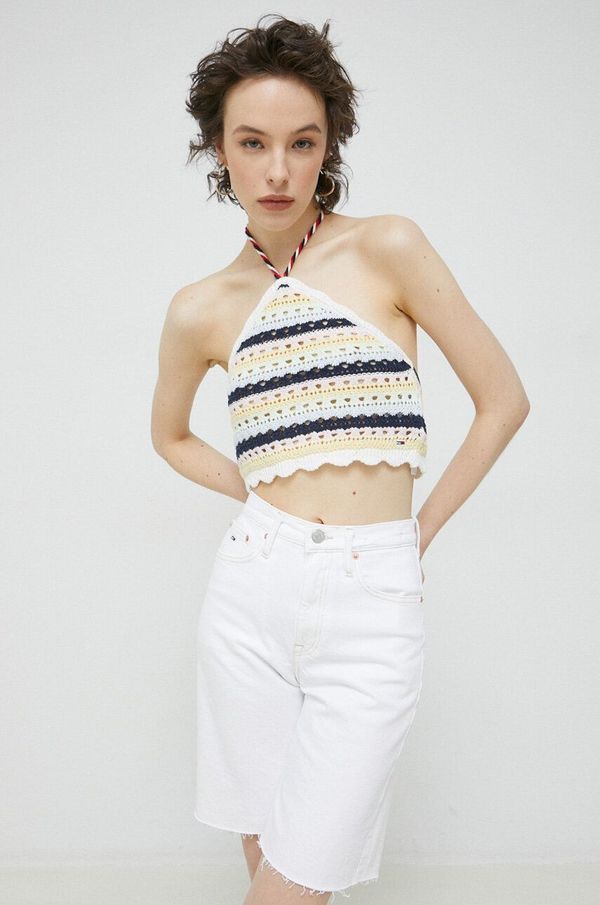 Tommy Jeans Pamučni top Tommy Jeans
