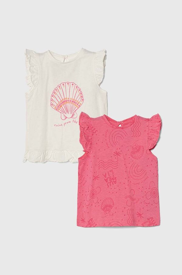 Zippy Pamučni top za bebe zippy 2-pack boja: ljubičasta