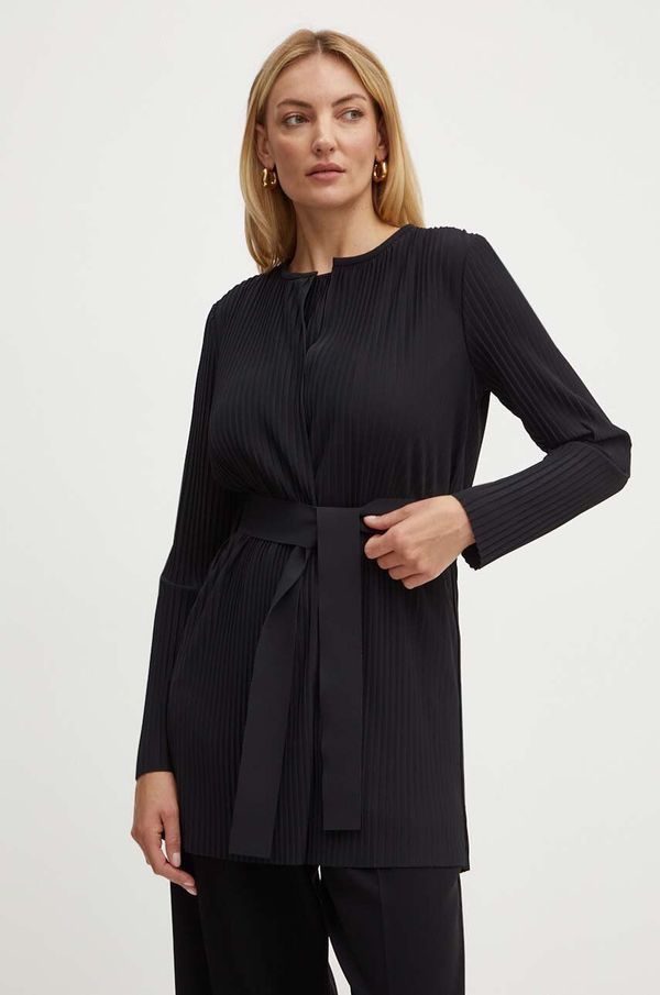 Max Mara Leisure Pelerina Max Mara Leisure boja: crna, bez zakopčavanja, bez uzorka, 2426916027600
