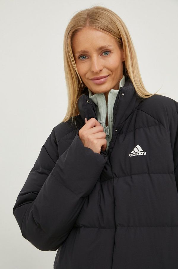 adidas Performance Pernata jakna adidas Performance za žene, boja: crna, za zimu