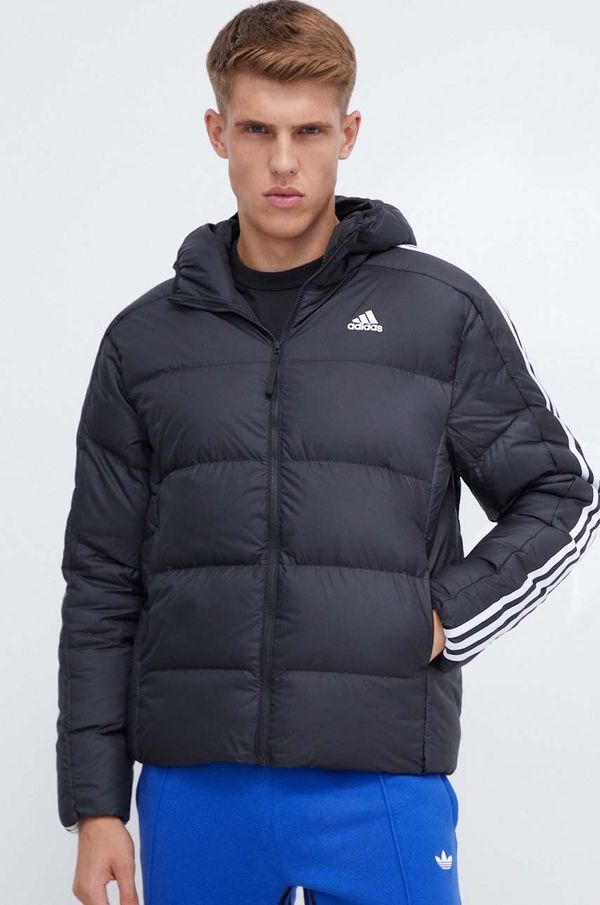 adidas Pernata jakna adidas za muškarce, boja: crna, za zimu