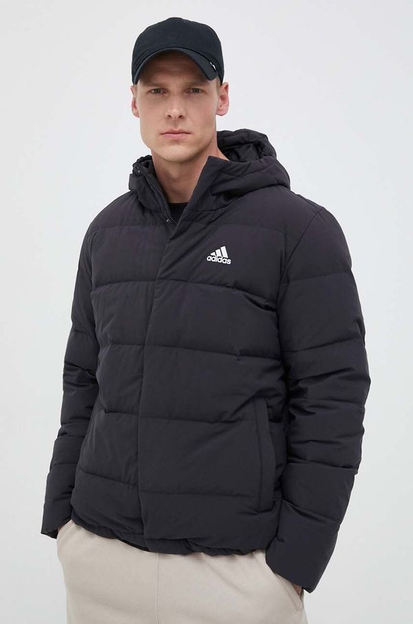 adidas Pernata jakna adidas za muškarce, boja: crna, zimu