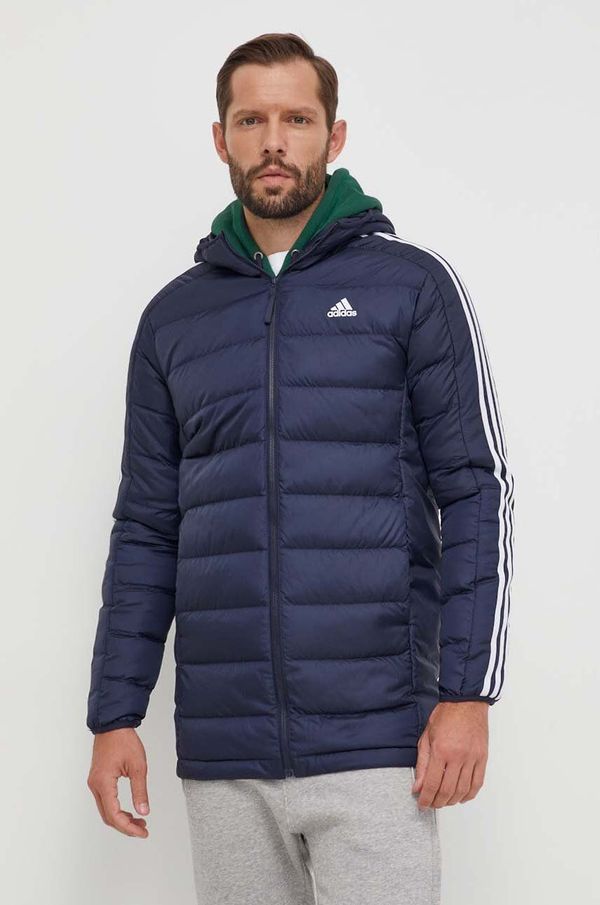 adidas Pernata jakna adidas za muškarce, boja: tamno plava, za prijelazno razdoblje