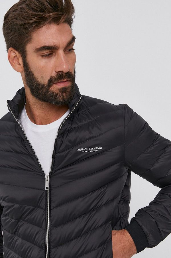 Armani Exchange Pernata jakna Armani Exchange za muškarce, boja: crna, zimu, 8NZB52 ZNW3Z NOS