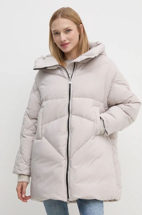 Hetrego Pernata jakna Hetrego ELLIE za žene, boja: bež, za zimu, oversize, 8N699