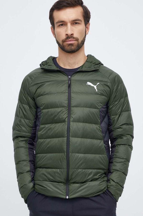 Puma Pernata jakna Puma za muškarce, boja: zelena