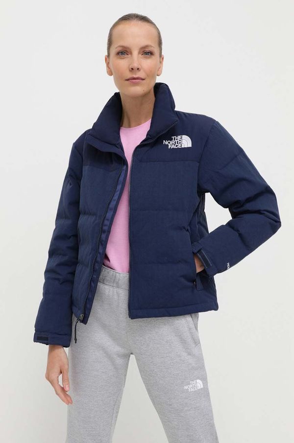 The North Face Pernata jakna The North Face 92 RIPSTOP NUPTSE za žene, boja: tamno plava, za zimu