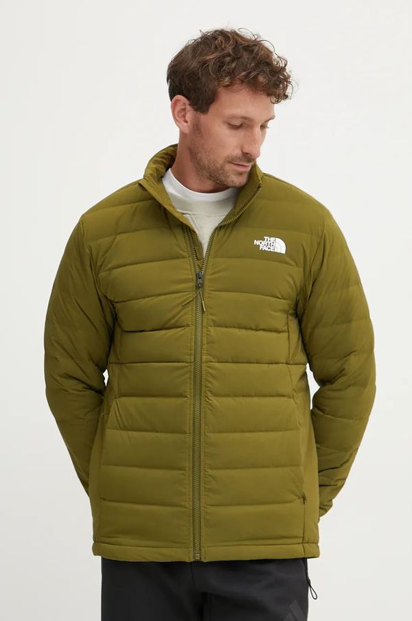 The North Face Pernata jakna The North Face Belleview za muškarce, boja: zelena, za zimu, NF0A7UJFPIB1