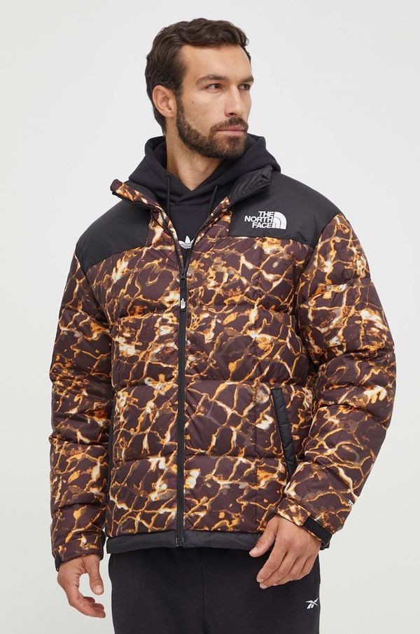 The North Face Pernata jakna The North Face Lhotse Jacket za muškarce, boja: smeđa, za zimu, oversize, NF0A3Y23OS31