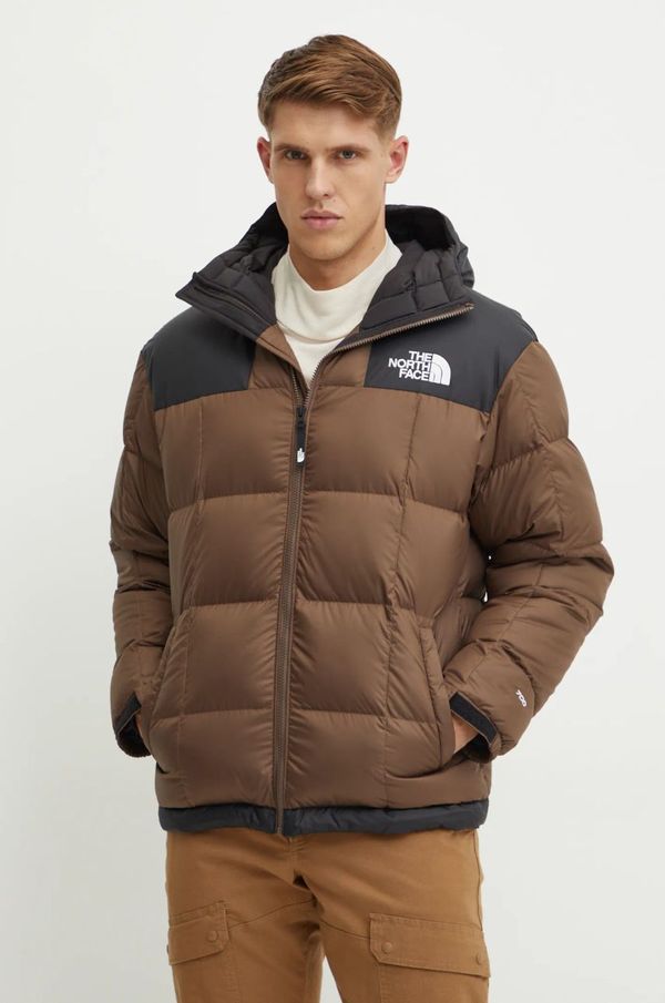 The North Face Pernata jakna The North Face Lhotse za muškarce, boja: smeđa, za zimu, NF0A853C1OI1