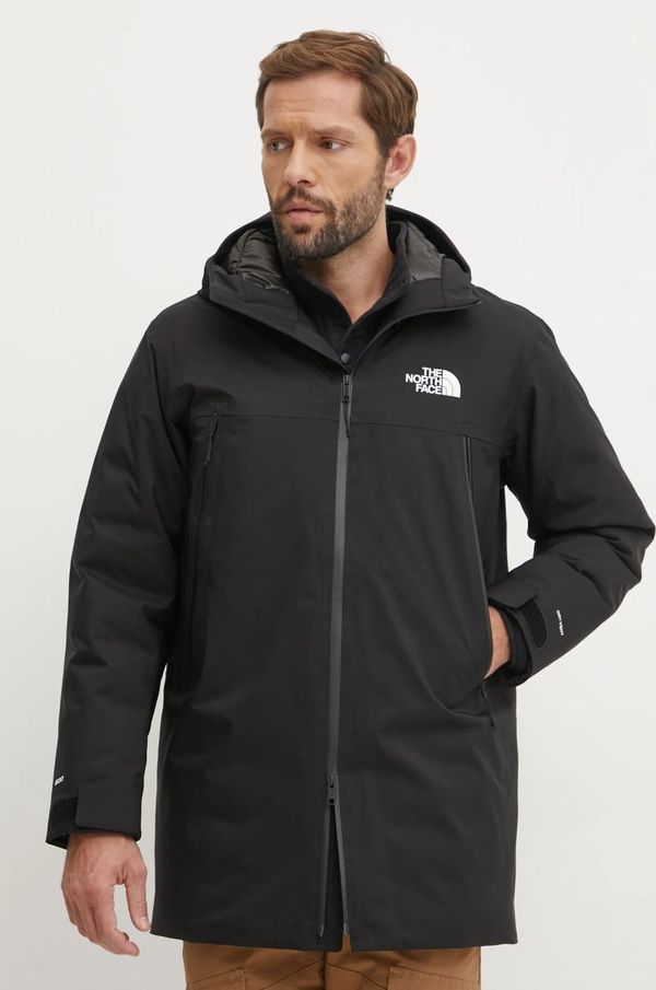 The North Face Pernata jakna The North Face MTN Range za muškarce, boja: crna, za prijelazno razdoblje, NF0A88WEJK31