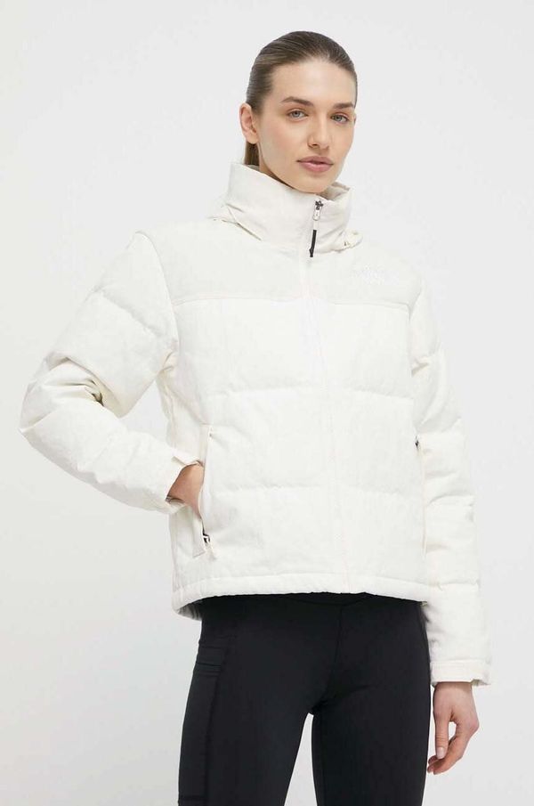 The North Face Pernata jakna The North Face za žene, boja: bež, za zimu
