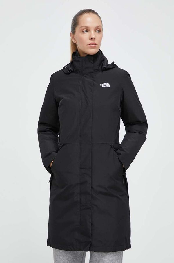 The North Face Pernata jakna The North Face za žene, boja: crna, za zimu