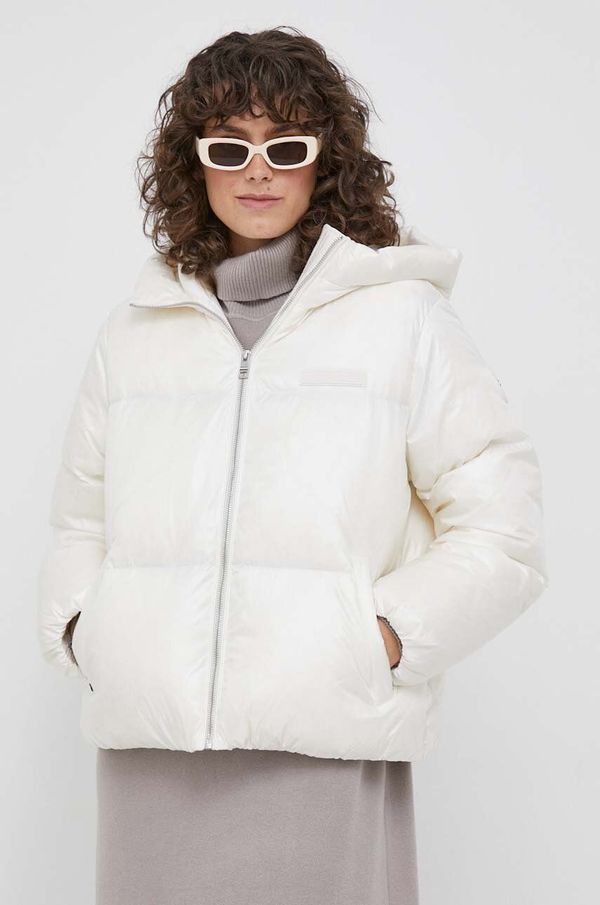 Tommy Hilfiger Pernata jakna Tommy Hilfiger za žene, boja: bež, za zimu, WW0WW40836