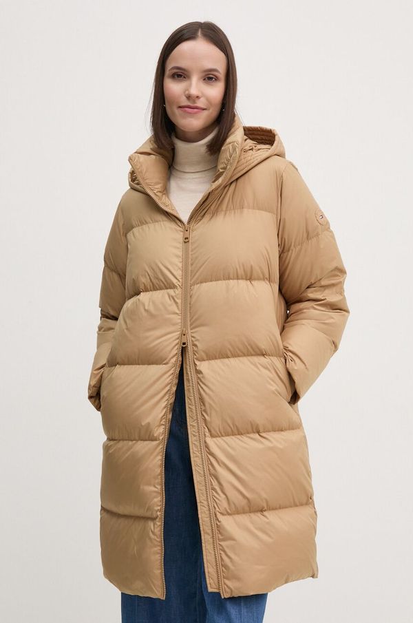 Tommy Hilfiger Pernata jakna Tommy Hilfiger za žene, boja: bež, za zimu, WW0WW43583