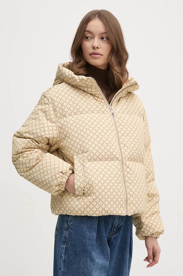 Tommy Hilfiger Pernata jakna Tommy Hilfiger za žene, boja: žuta, za zimu, oversize, WW0WW43524