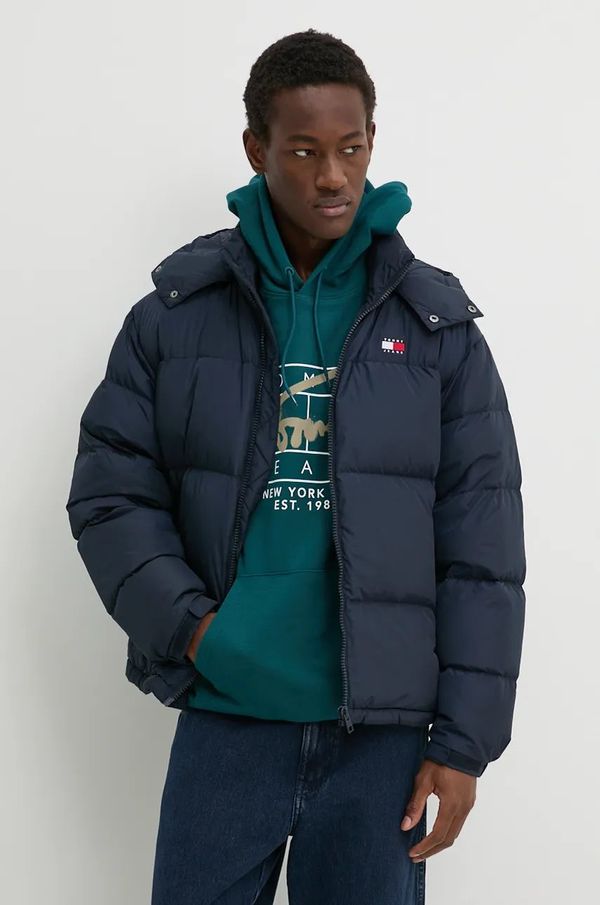 Tommy Jeans Pernata jakna Tommy Jeans za muškarce, boja: tamno plava, za zimu, DM0DM19537