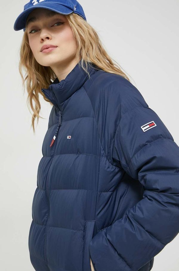 Tommy Jeans Pernata jakna Tommy Jeans za žene, boja: tamno plava, za prijelazno razdoblje