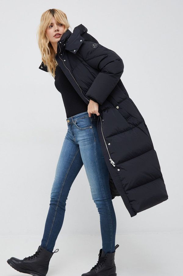 Woolrich Pernata jakna Woolrich za žene, boja: crna, za zimu