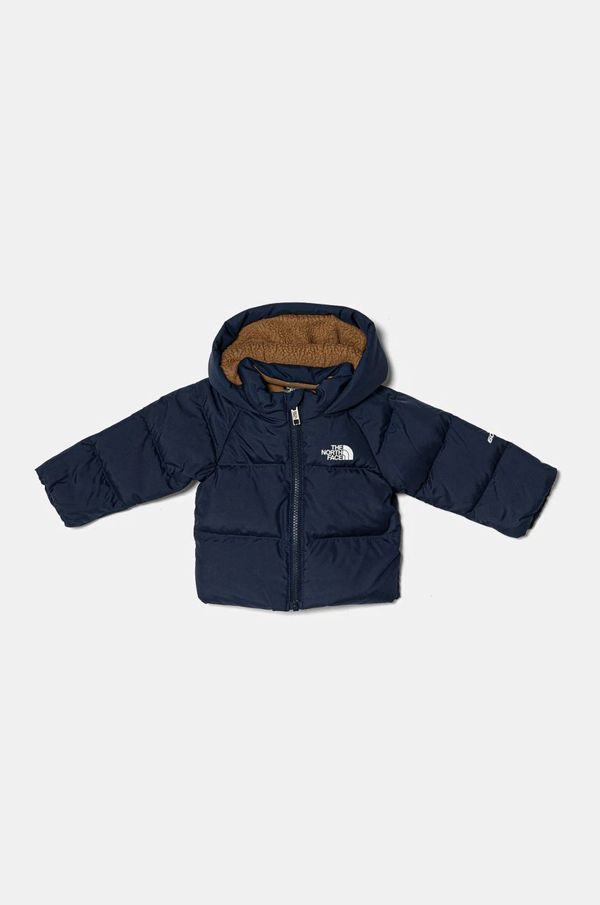 The North Face Pernata jakna za bebe The North Face BABNORTH DOWN FLEECE LINED JACKET boja: tamno plava, NF0A88W28K21