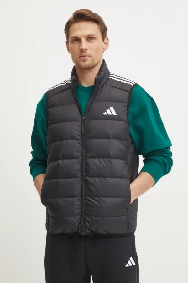 adidas Pernati prsluk adidas Essential za muškarce, boja: crna, za zimu, JJ1203