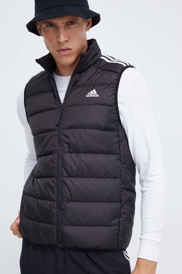 adidas Pernati prsluk adidas za muškarce, boja: crna, prijelazno razdoblje