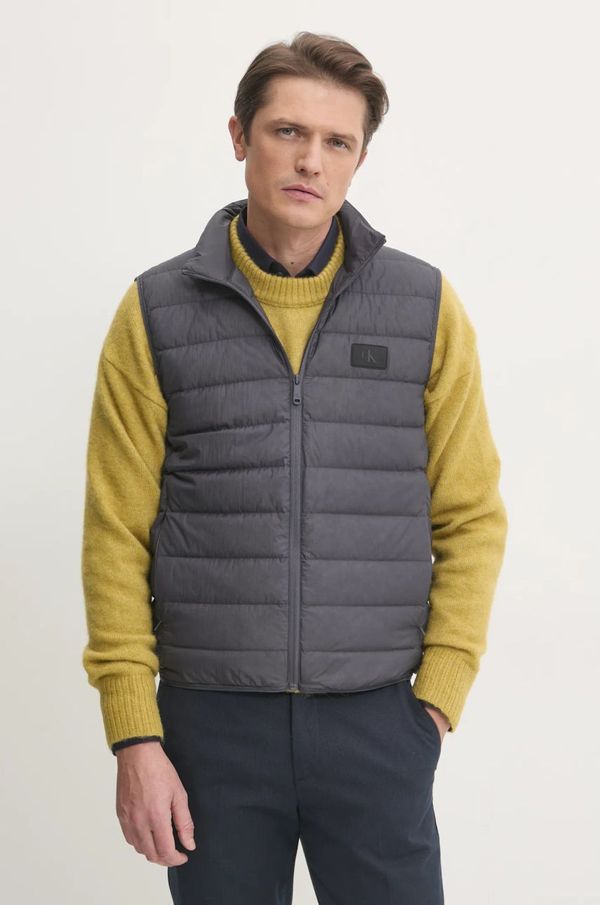 Calvin Klein Jeans Pernati prsluk Calvin Klein Jeans za muškarce, boja: siva, J30J326718