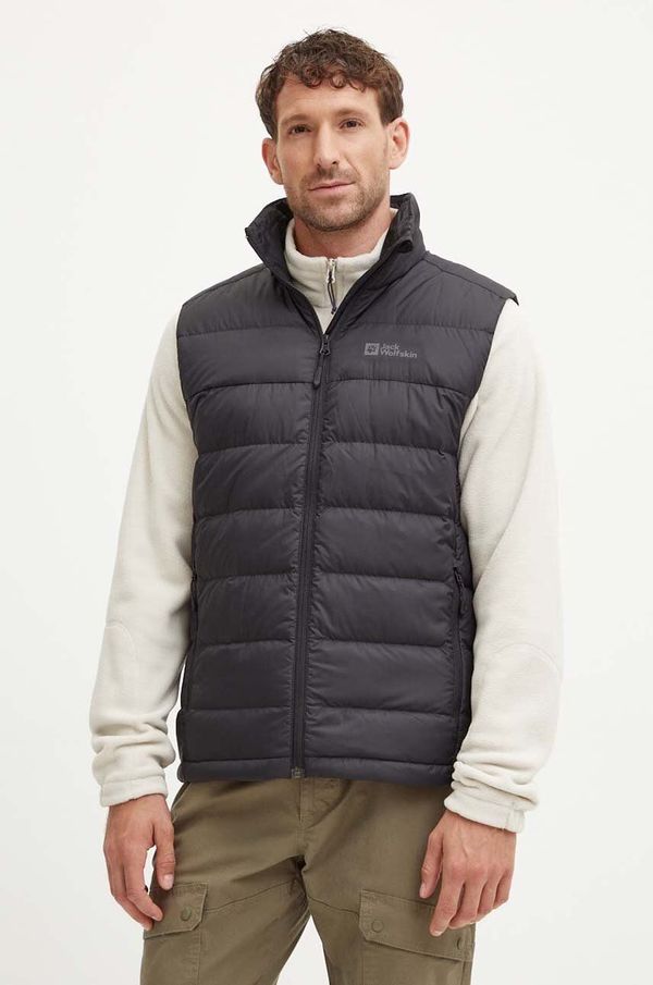 Jack Wolfskin Pernati prsluk za trening Jack Wolfskin Ather boja: crna, za prijelazno razdoblje, 1207691