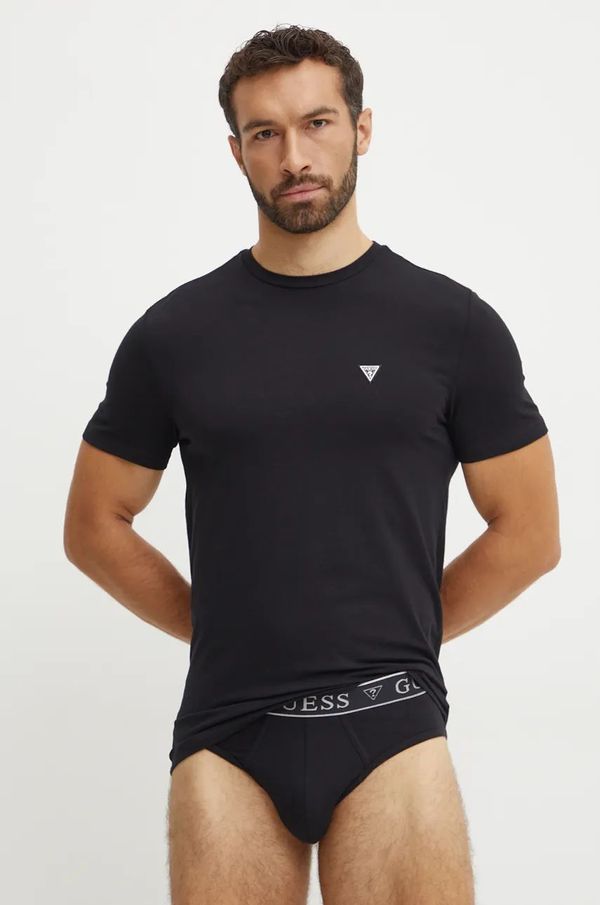 Guess Pidžama Guess za muškarce, boja: crna, bez uzorka, U4BG86.KCD31