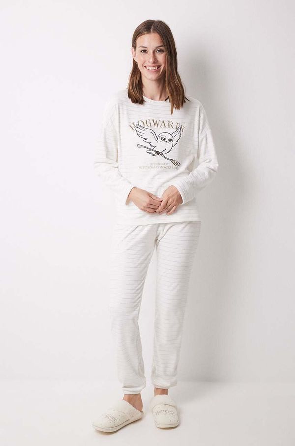 women'secret Pidžama women'secret LA NUIT HARRY POTTER za žene, boja: bež, 3138554