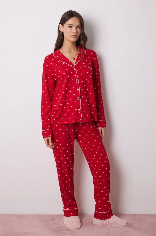 women'secret Pidžama women'secret LA VECINA RUBIA za žene, boja: crvena, 3138649