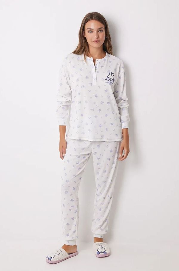 women'secret Pidžama women'secret Miffy za žene, boja: bež, 3138573