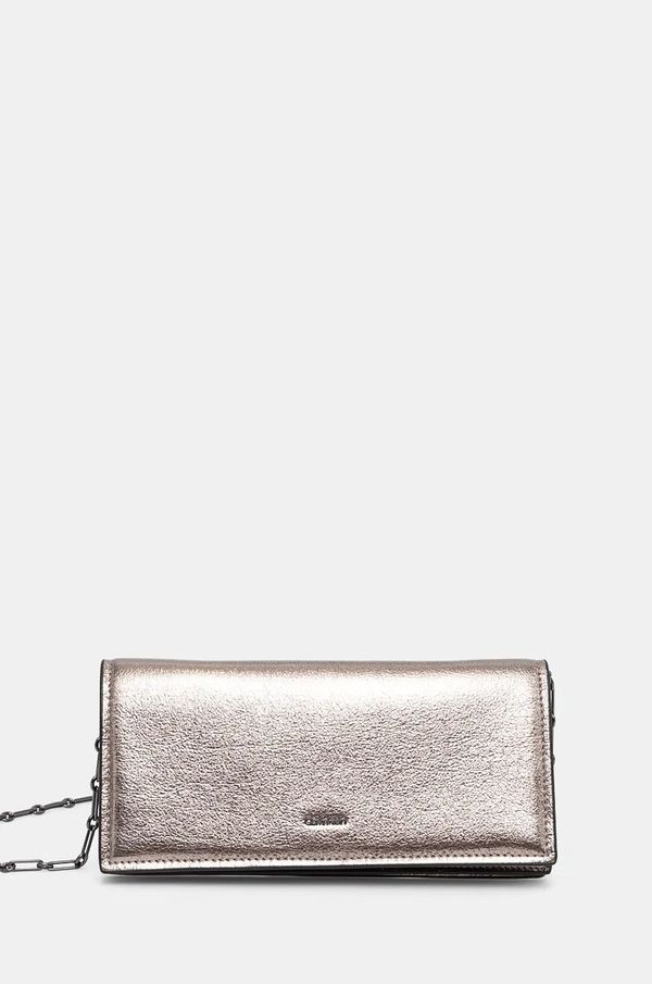 Calvin Klein Pismo torbica Calvin Klein boja: srebrna, K60K612698