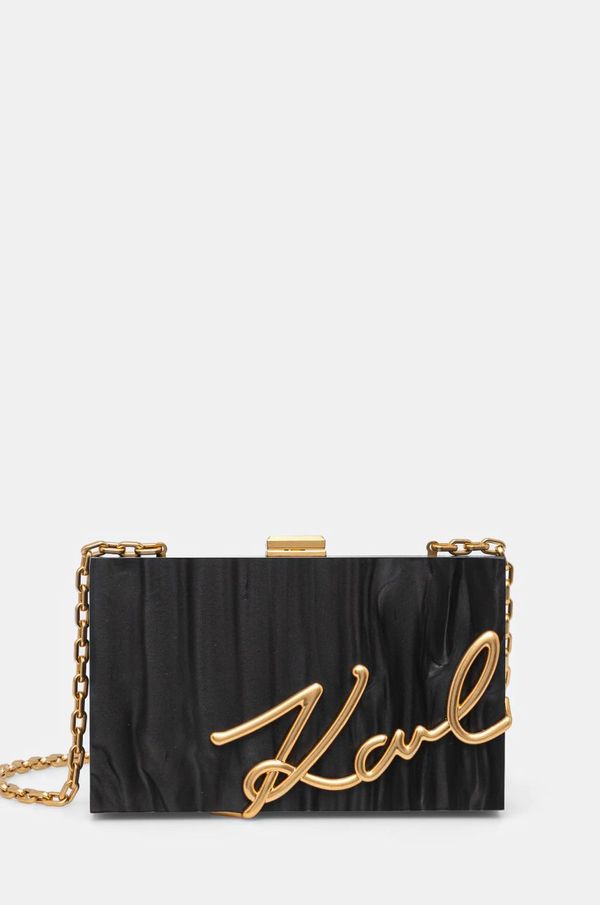 Karl Lagerfeld Pismo torbica Karl Lagerfeld boja: crna, A1W30124