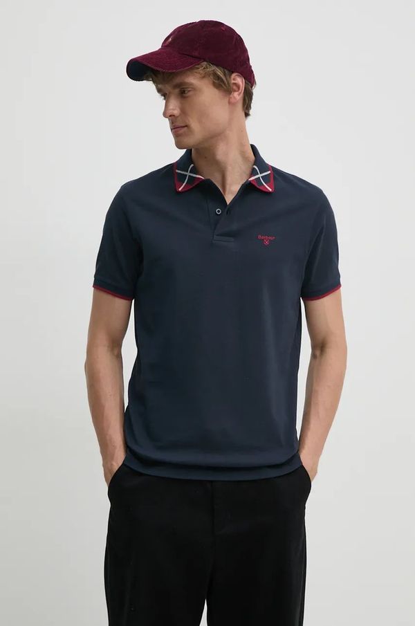 Barbour Polo majica Barbour za muškarce, boja: tamno plava, bez uzorka, MML1416