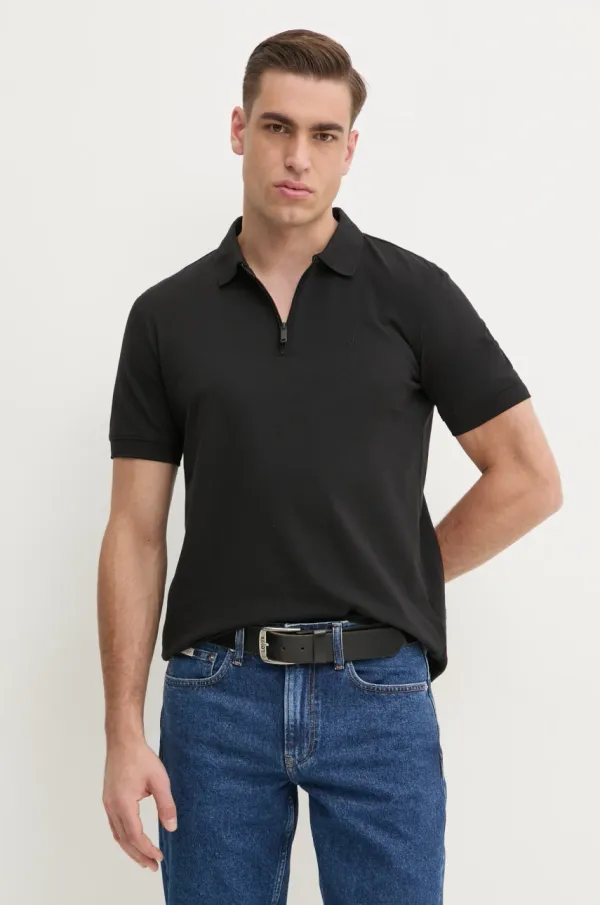 Calvin Klein Polo majica Calvin Klein za muškarce, boja: crna, bez uzorka, K10K114128