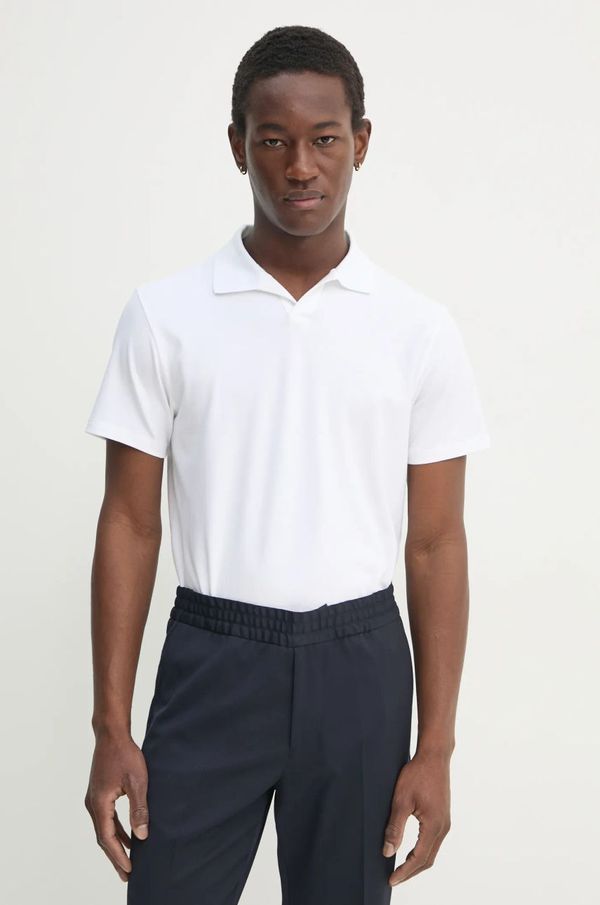 Filippa K Polo majica Filippa K za muškarce, boja: bež, bez uzorka, 29231
